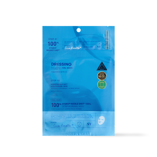 [VT Cosmetics] HYDROP Reedle Shot 100hl 2STEP Hydrogel Mask 1ea