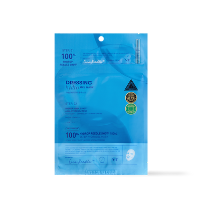 [VT Cosmetics] HYDROP Reedle Shot 100hl 2STEP Hydrogel Mask - 2Type-Luxiface.com