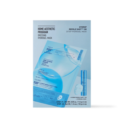[VT Cosmetics] HYDROP Reedle Shot 100hl 2STEP Hydrogel Mask - 2Type-Luxiface.com