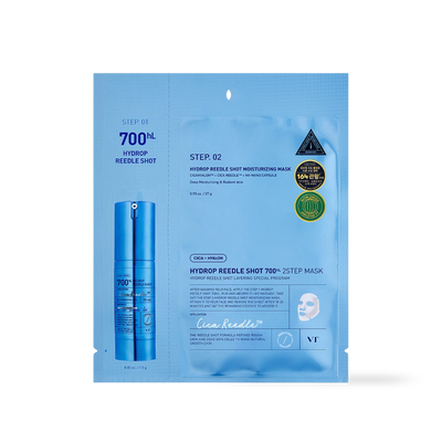 [VT Cosmetics] HYDROP Reedles Shot 700hL 2 STEP MASK-Luxiface.com