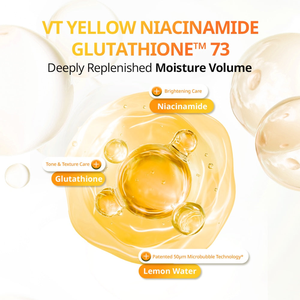 [VT Cosmetics] Niacinamide Glutathione Yellow Micro Bubble Serum 70ml image 4