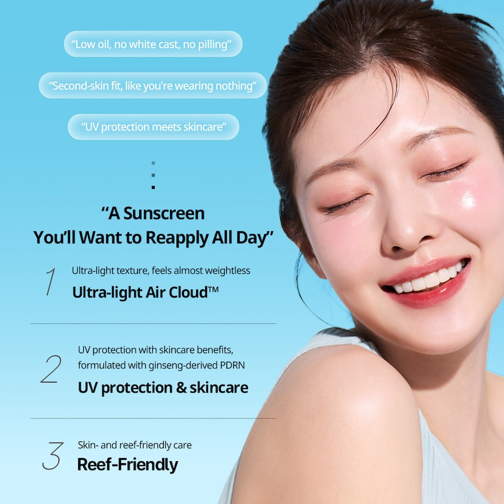 [VT Cosmetics] PDRN Air Cloud Sunscreen 50ml image 2