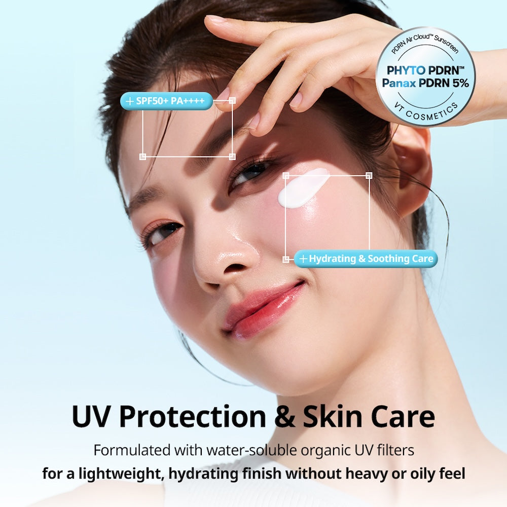 [VT Cosmetics] PDRN Air Cloud Sunscreen 50ml image 7
