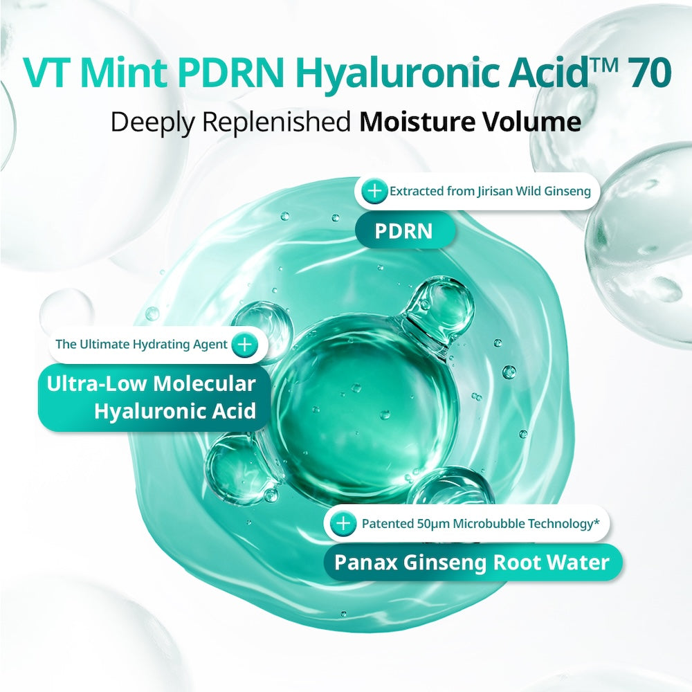 [VT Cosmetics] PDRN Hyaluronic Acid Micro Bubble Serum 70ml image 5