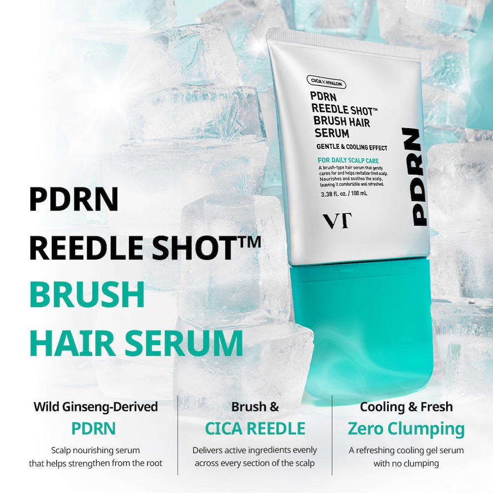 [VT Cosmetics] PDRN Reedle Shot Brush Hair Serum 100ml image 6