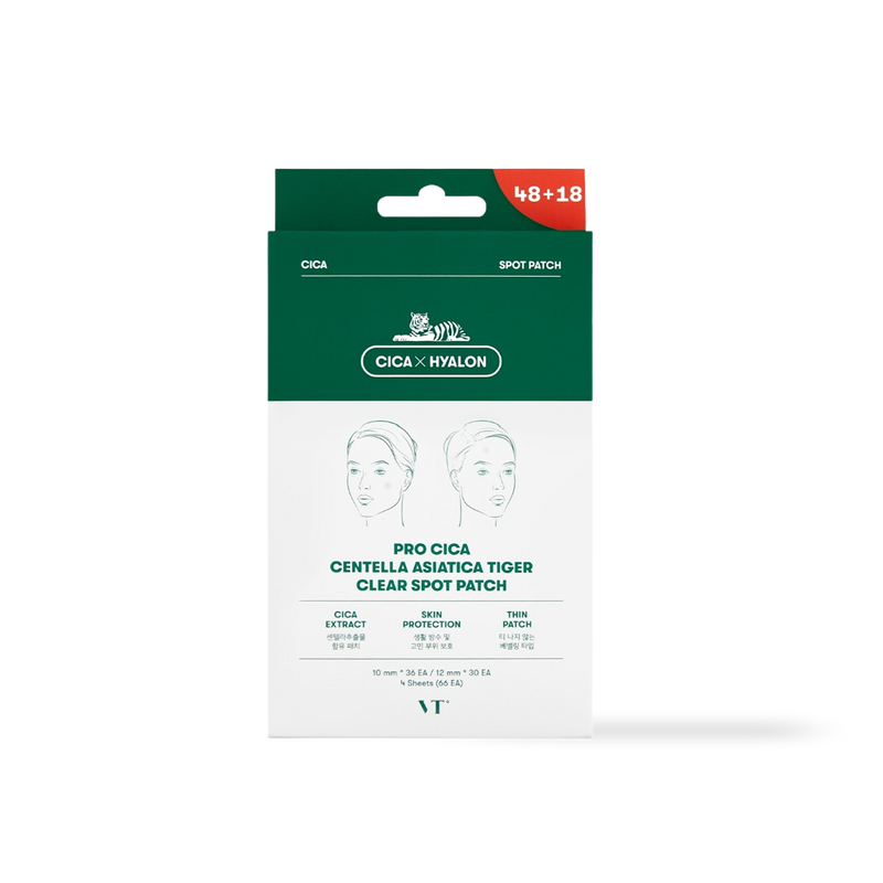[VT Cosmetics] PRO CICA Centella Asiatica Tiger Clear Spot Patch 66ea-Luxiface.com