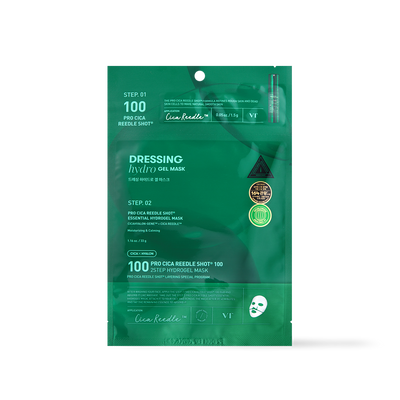 [VT Cosmetics] PRO CICA Reedle Shot 100 2STEP Hydrogel Mask 1ea-Luxiface.com