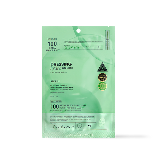 [VT Cosmetics] RETI-A Reedle Shot 100 2STEP Hydrogel Mask 1ea