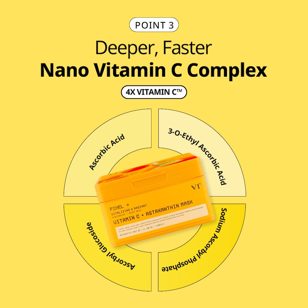 [VT Cosmetics] Vitamin C Astaxanthin Mask 320g*30ea image 9