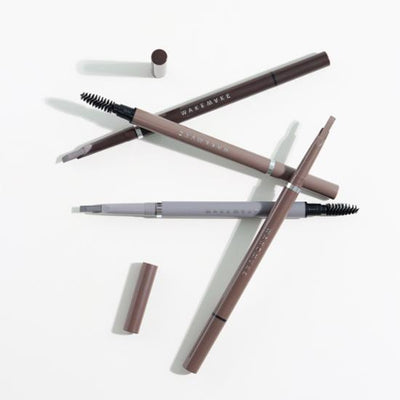 [WAKEMAKE] Natural Hard Brow Pencil Slash Cut 0.25g - #01 Deep Brown-Luxiface.com