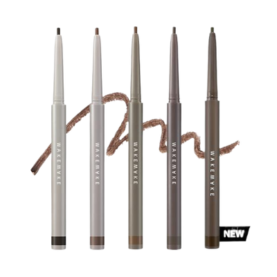 [WAKEMAKE] Real Ash Pencil Liner 0.14g - #02 Dark Ash Brown-Luxiface.com