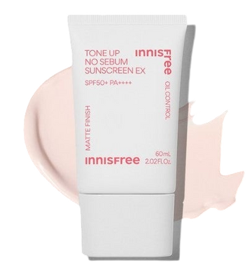[Innisfree] Tone Up No Sebum Sunscreen EX SPF50+ PA++++ 50ml