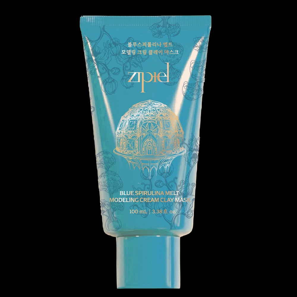 [zipiel] Blue Spirulina Melt Modeling Cream Clay Mask 100ml image 5