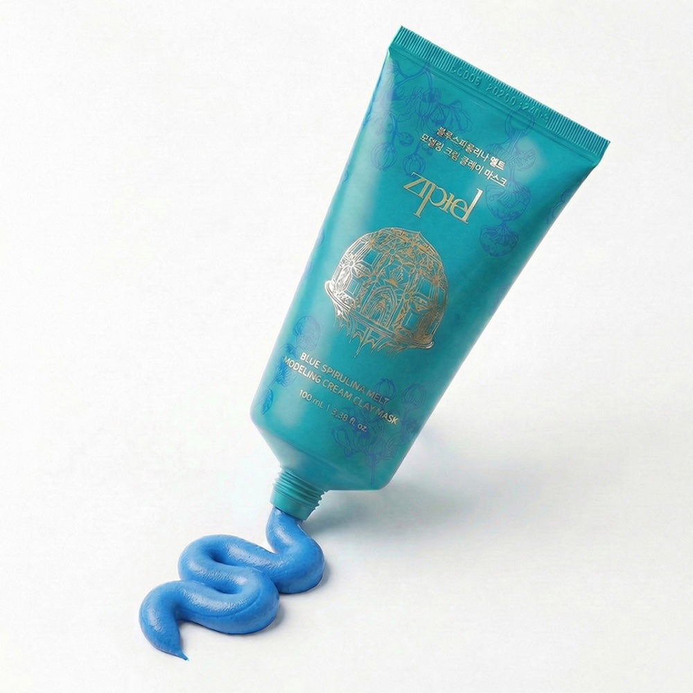 [zipiel] Blue Spirulina Melt Modeling Cream Clay Mask 100ml image 6