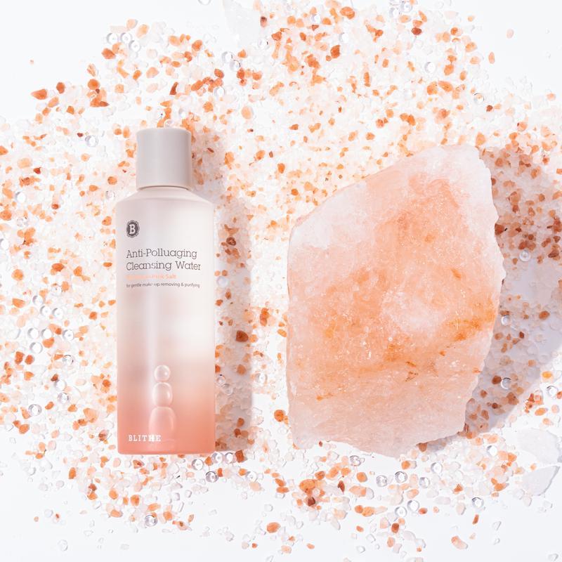[Blithe] Anti-Polluaging Cleansing Water Himalayan Pink Salt 250ml-Cleanser-Blithe-250ml-Luxiface