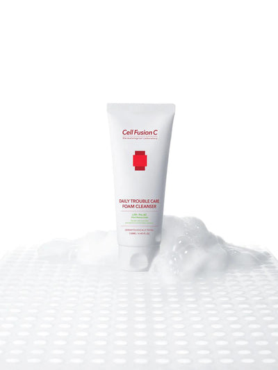 [CellFusionC] TRE.AC Daily Trouble Care Foam Cleanser - 130ml-Luxiface