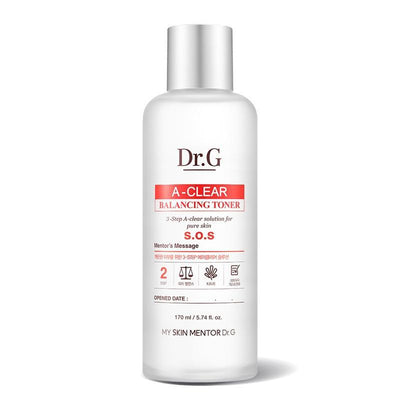 [Dr.G] A-CLEAR Balancing Toner 170ml-Toner-Dr.G-170ml-Luxiface