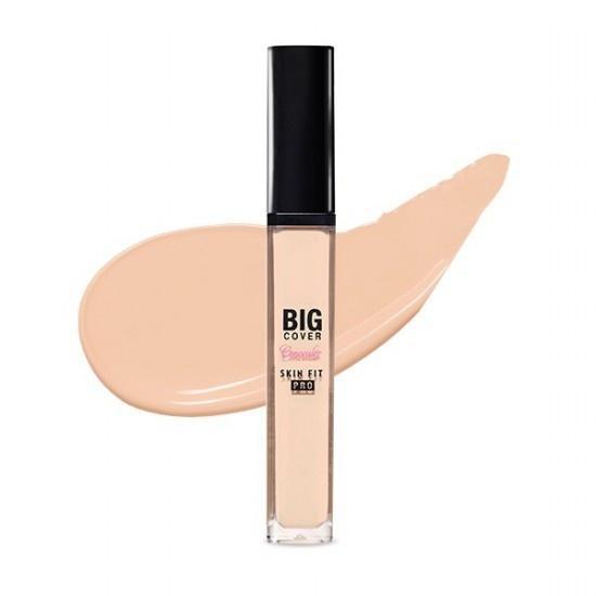 [Etude House] Big Cover Skin Fit Concealer PRO 7g-concealer-EtudeHouse-Neutral Peach-Luxiface