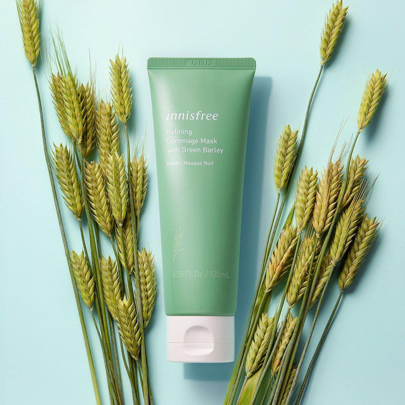 [Innisfree] Refining gommage mask - with green barley 120ml-Skin Care-Innisfree-120ml-Luxiface