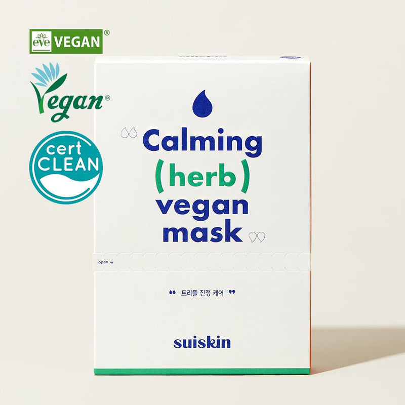 [SUISKIN] Calming (herb) Vegan Mask box-Luxiface