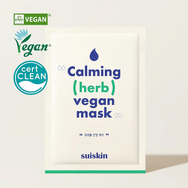 [SUISKIN] Calming (herb) Vegan Mask box-Luxiface